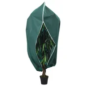 Vidaxl Koprena za rastline iz flisa z zadrgo 70 g/m2 2,36x2 m