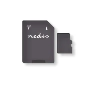 Nedis Pomnilniška kartica | microSDXC | 64 GB | Hitrost pisanja: 90 MB/s | Hitrost branja: 45 MB/s | UHS-I | Priložen SD adapter