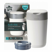 TOMMEE TIPPEE koš za plenice Sangenic Twist & Click, bel