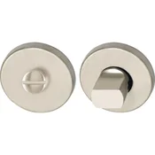 WC-rozeta, o 50, V: 11 mm, glava z režo in vrtljiva glava, inox, mat