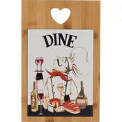 Excellent Houseware Servirna deska s keramično ploščico DINE