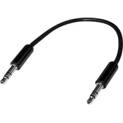 SpeaKa Professional SpeaKa Professional SP-7870496 klinker avdio priključni kabel [1x 3\,5 mm banana moški konektor - 1x 3\,5 mm banana moški konektor] 10.00 cm črna super mehki plašč, (20432159)