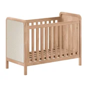 Otroška posteljica z nastavljivo višino 60x120 cm v naravni barvi Woods – Vipack