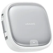 1 to 3 Usams Kabel 3V1 Za Microusb Usb-C Na Lightning 60W Izvlečni Srebrni Z