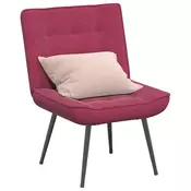 Stolica za opuštanje vino crvena 64x74x84 cm baršun
