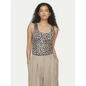 Vila Top Kenza 14106850 Rjava Slim Fit