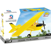 Cobi Cessna 172 Skyhawk-rumena, 1:48, 160 KM