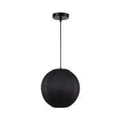 Luster na sajli DANA 1xE27/15W/230V precnik 25 cm crna