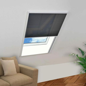 VIDAXL plise komarnik za okna (60x80cm), aluminij