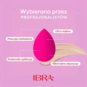 Gobica za ličenje Makeup Blender roza Ibra gobica za ličenje