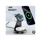 3G Desktop držac za mobilni telefon magnetic ZJ02 3u1 (wireless punjac za mobilni telefon, slusalice i Apple smart watch)