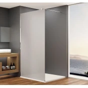 SPITZA tuš kabina WALK-IN, 1200 mm, mat steklo - Bruckner - SPITZA - 24 - Lepilo - Drugo - Enostranski fiksni zaslon - 2000 - 1200 - 8 - 14