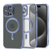 shumee OVITEK ZA iPhone 14 PRO MAX MAGSAFE OJAČAN MODER OVITEK + STEKLO