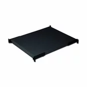 Triton Tritonova perforirana polica 1U/450 mm, nosilnost 80 kg, črna
