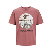 JACK & JONES Majica NAVIN, roza