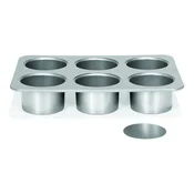 Patisse Mini 6-delni pekač za torto z odstranljivim dnom 8 cm P03588