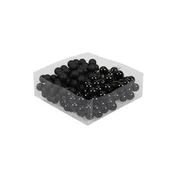 Rayher. BOŽIČNI BALONČKI STEKLENI (na žici), 2CM, ČRNI, SET 12