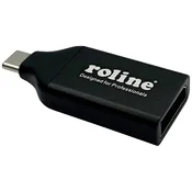 ROLINE Roline 12.03.3227 USB-C® / DisplayPort adapter črna, (20428578)