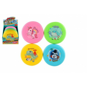 Teddies Silikonski krožnik za letenje/metanje 18 cm - mešanica barv