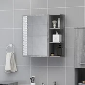 Kopalniško ogledalo siva sonoma 62,5x20,5x64 inženirski les