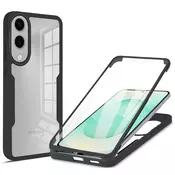 Hibridni Full body ovitek Techsuit ColorVerse 360 za Samsung Galaxy S25 Edge - black