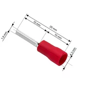 Izolirani konektor tulka 1,9/20 mm kabel 4,3 mm