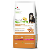 Trainer Natural Medium/Maxi Sensitive No Gluten Puppy & Junior Losos 12 Kg