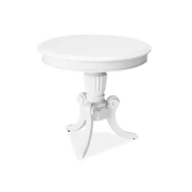 Klubska mizica Detroit 688 Bela, 55cm, MDF plošča, Okrogla