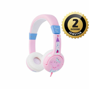 OTL slušalice Peppa Pig Princess, žicane, 0.9m, 3.5mm, roze PP0417D