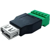 KEDO USB konektor ženski Tip A z vijaki, 5pin
