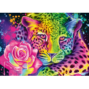 Schmidt - Puzzle Sheena Pike: Neonski dugin leopard - 1 000 dijelova
