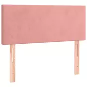 Vidaxl vidaXL Vzglavje postelje roza 80x5x78/88 cm žamet