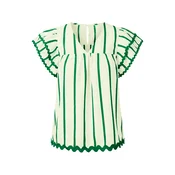 Imily Bela Bluza travnato zelena/pastelno zelena