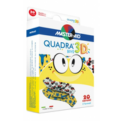 Master Aid Quadra 3D Boys, 20 obližev za dečke