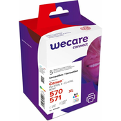 Armor Komplet črnila WECARE, združljiv s Canon PGI570BK,CLI-571X, BKCMY