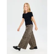 Sinsay - Wide leg džins sa leopard printom - šareno