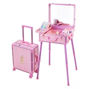 Pink it kovček za ličenje z ličili in pripomočki za ličenje