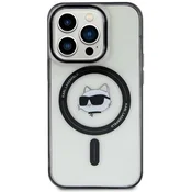 Karl Lagerfeld Karl Lagerfeld IML Choupette Head MagSafe - ohišje za iPhone 15 Pro (prozorno)