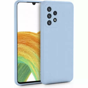 TECH-protect ovitek za Samsung A33 5G | Liquid Silicone, Nebeško moder