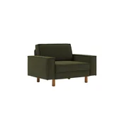 ATELIER DEL SOFA 1-Seat Sofa - fotelja Sparrow Loveseat Oil Green Walnut