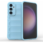 MaxMobile maska za Samsung Galaxy A15 5G HARD PROTECTION WAVES light blue