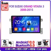 Android 10.0 2Din For Suzuki Grand Vitara 3 2005-2015 RDS DSP Car Radio GPS Navigation 4G net WIFI Multimedia Video Split Screen