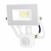 307-119 LED REFLEKTOR BELA S SENZORJEM 10W/4000K/800lm/IP44/120 KOSOV 3856024402828