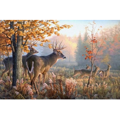 Norimpex - Puzzle Diamantna slika: Jelen v jutranji meglici 30x40 cm - 1 - 39 kosov