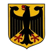 shumee Našitek grba Nemčije - velik 7,9 - magnetna podlaga - vezen našitek/značka/emblem