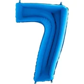 shumee Folija balon številka 7 moder - 102 cm Grabo