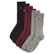 Mens Puma CREW SOCK 3P, Red, Size 39-42, Clothing