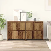 Komode 2 pcs Staro drvo 70 x 41 x 75 cm Konstruirano drvo