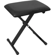 Cascha HH 2081 Kovinska klavirska stolica Black (Kot novo)