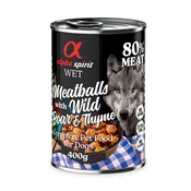 Alpha Spirit Meatballs - Divlja svinja s timijanom 400 g